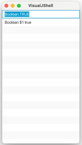 Visual JShell